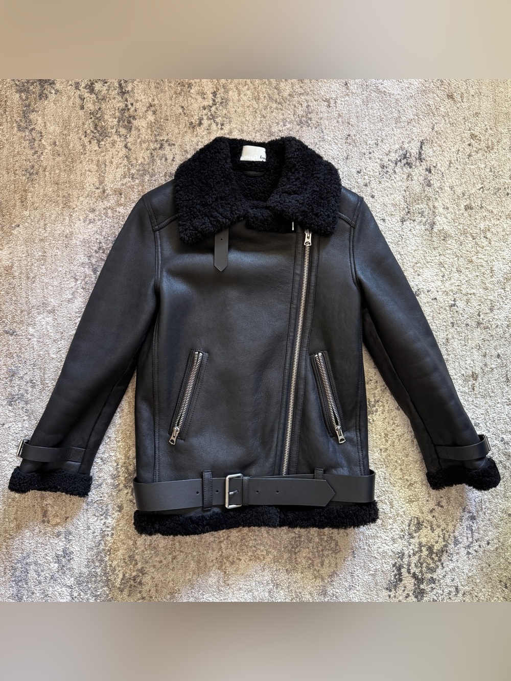 Aritzia Wilfred Joan Shearling Coat